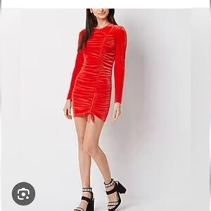 Juicy Couture Red Velour Velvet Dress NWT SZ XXL